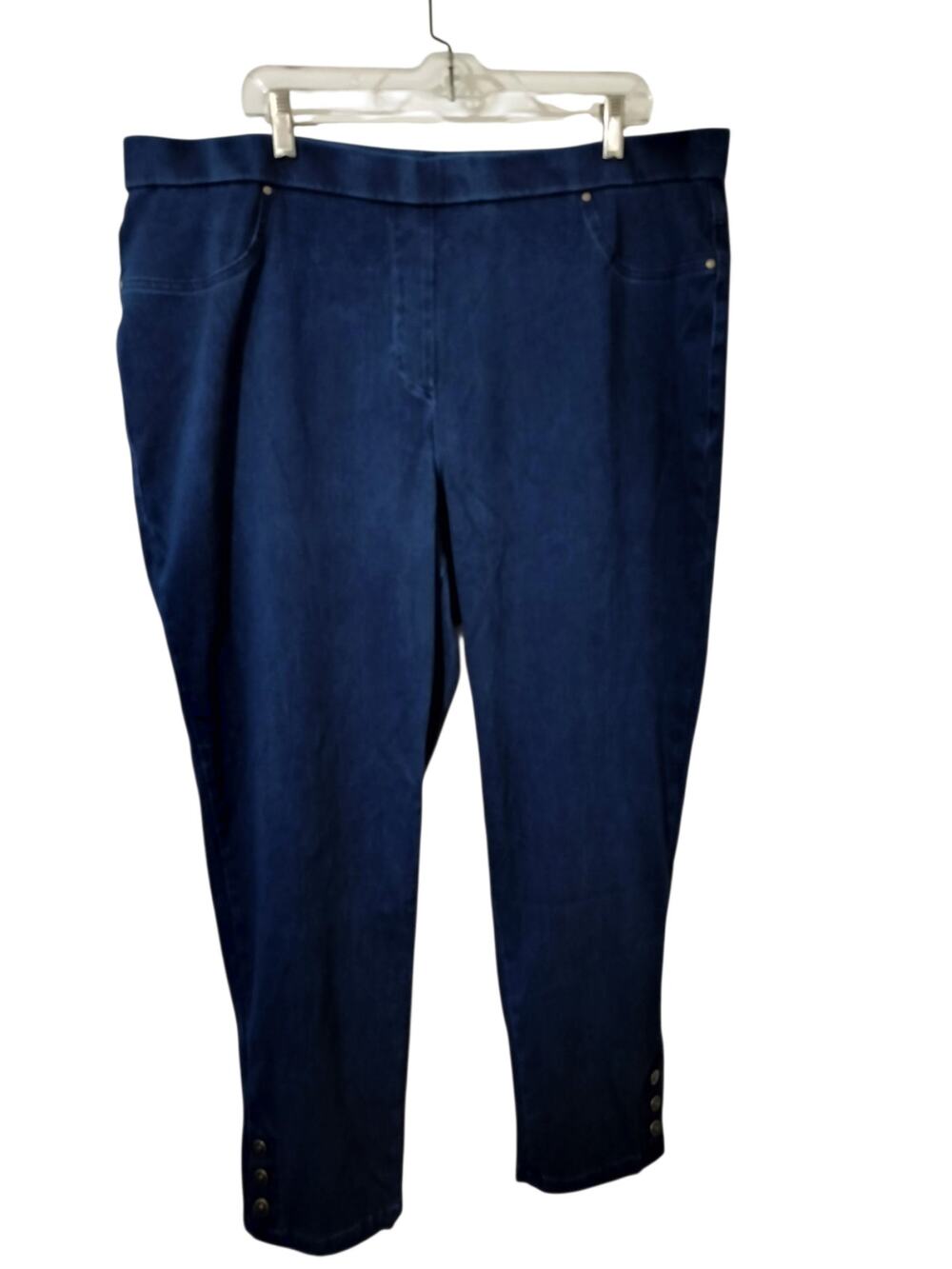 5965( Jovie Women Plus 2X Pullon Knit Denim Jegging